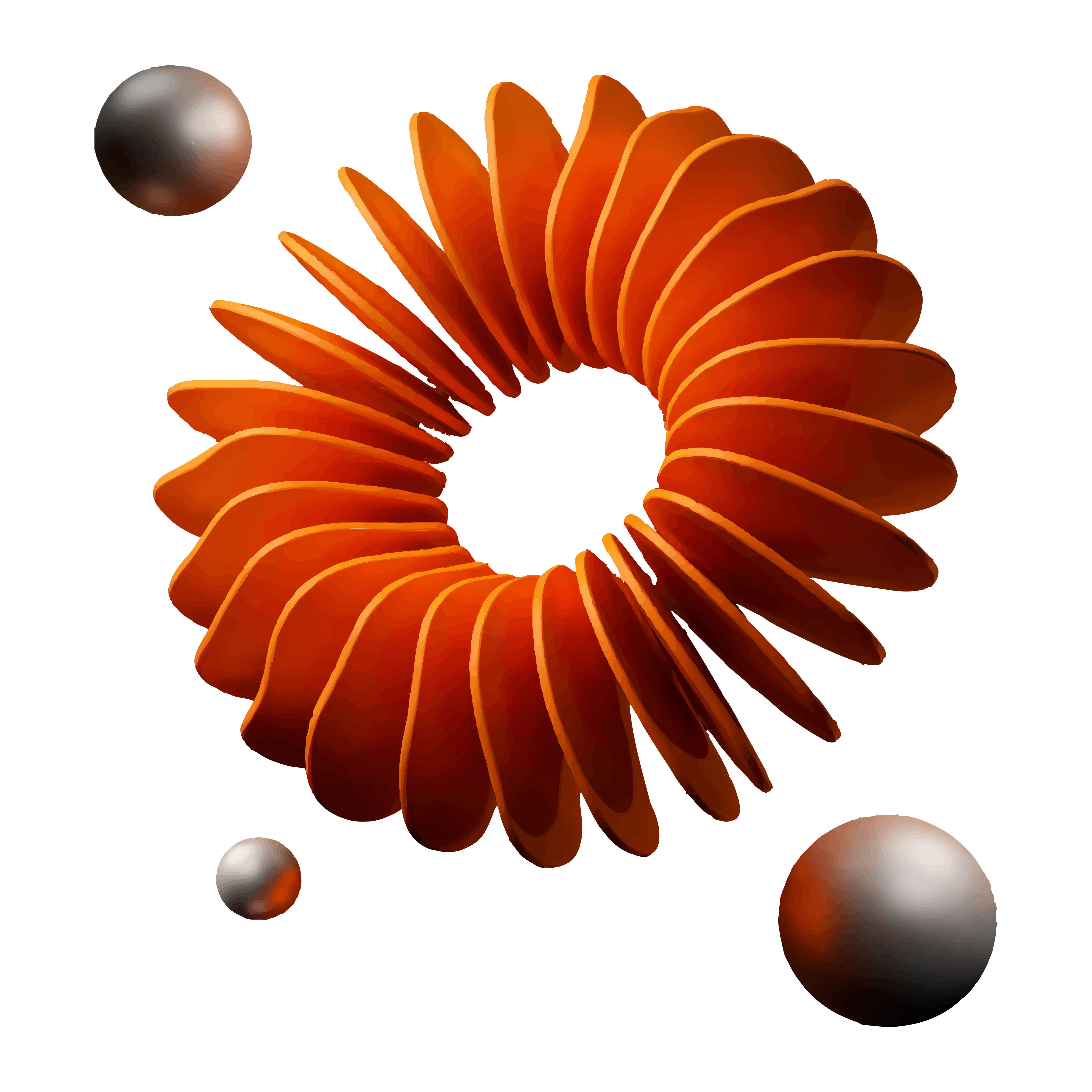 Figura 3D decorativa de Kubik